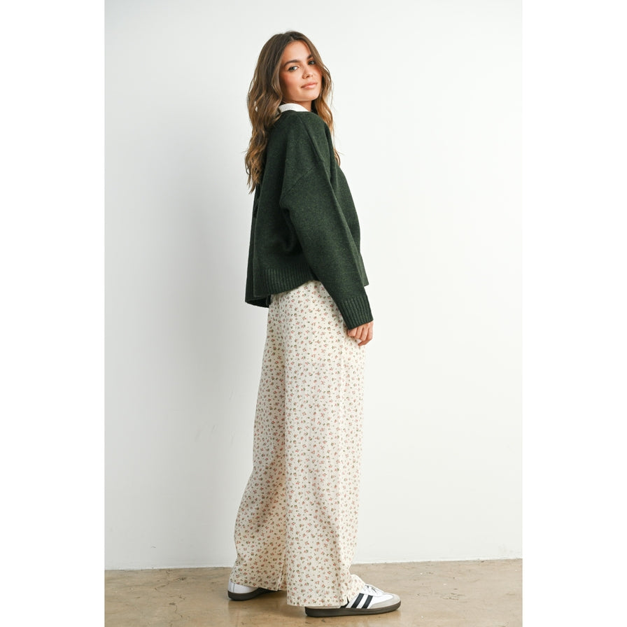 Buttermelon Tie Back Sweater