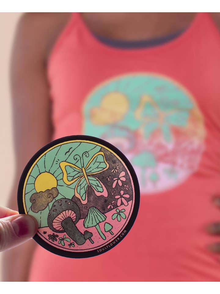 Sunshine Daydream Scene Sticker