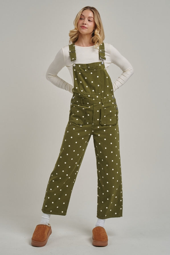 BON Polka Dot Overalls