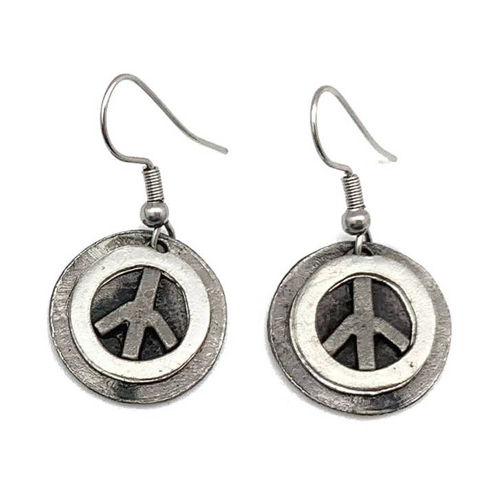 Peace Sign Earrings