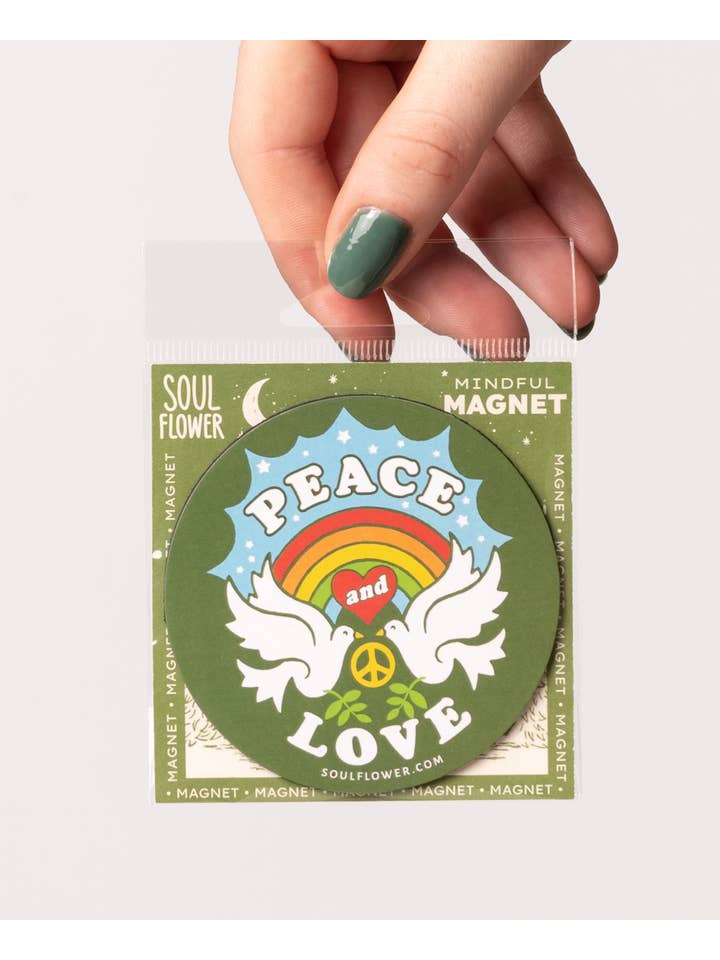 Peace & Love Magnet