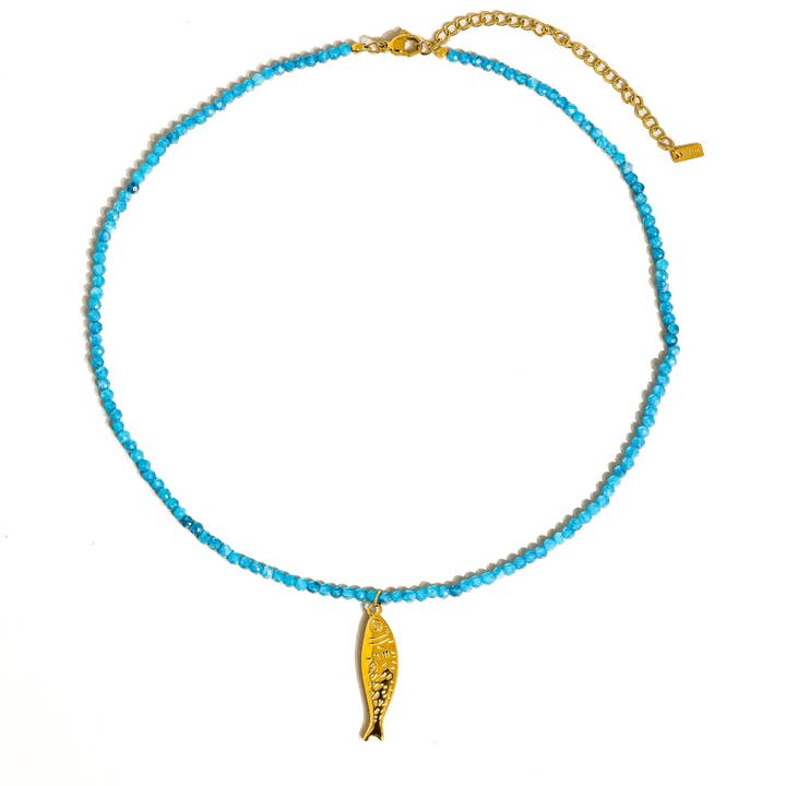 Fish Beaded Necklace