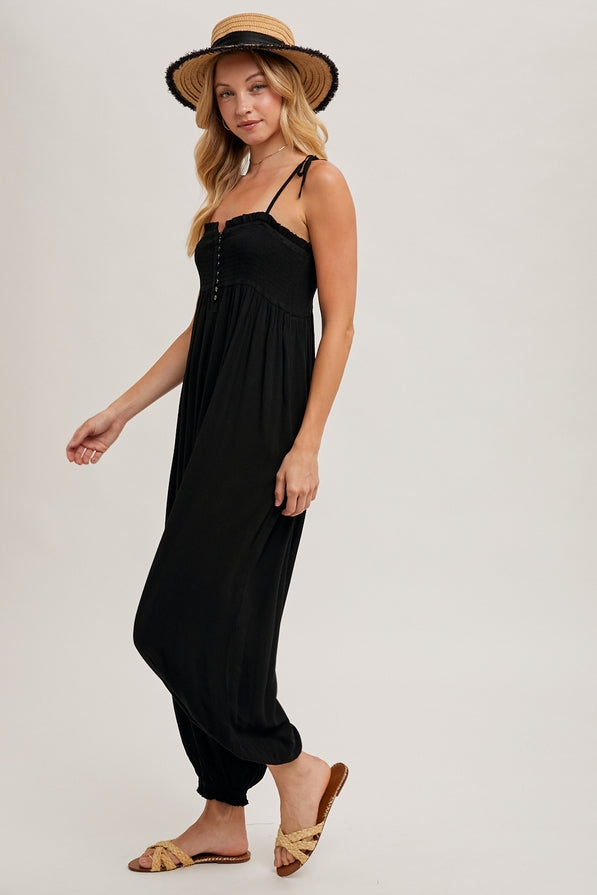Blu Ivy Smocked Jumpsuit