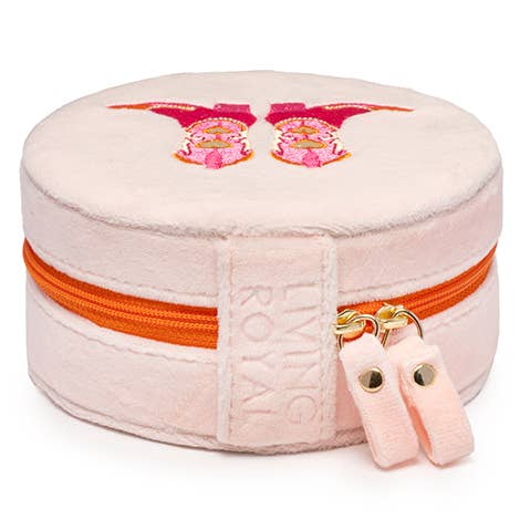 Cowgirl Boots Velvet Jewelry Case