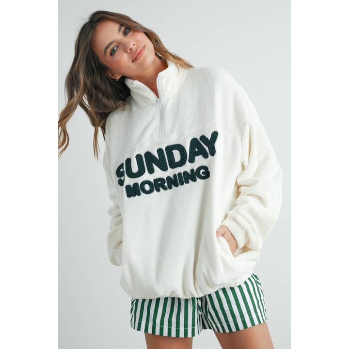 Sunday Morning Half-Zip Pullover