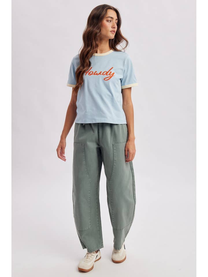 Wishlist Howdy Ringer Tee