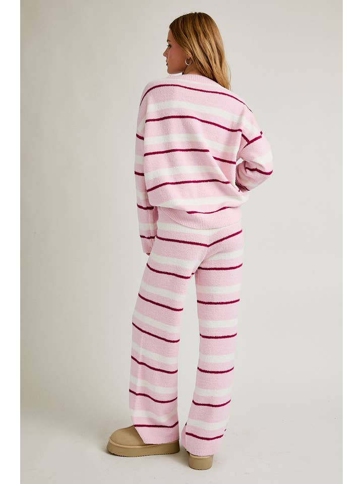 Le Lis Striped Sweater Set