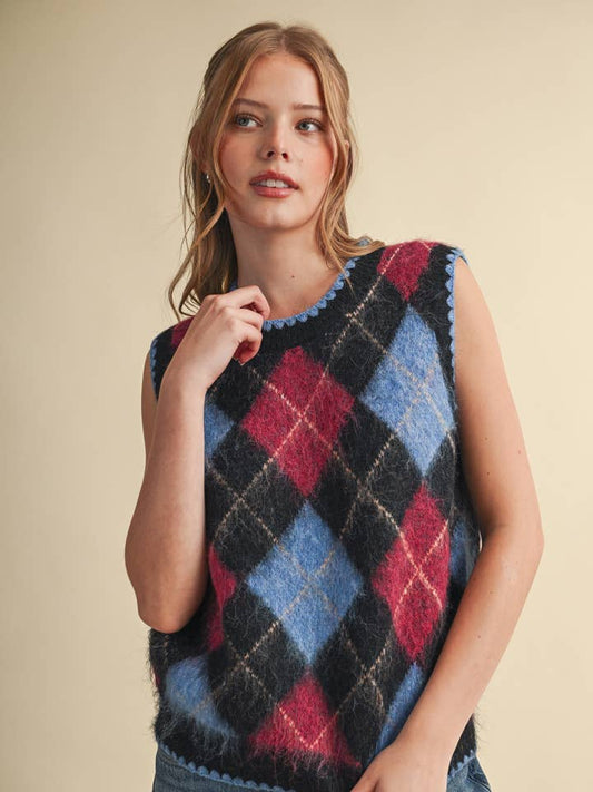 Argyle Sweater Vest