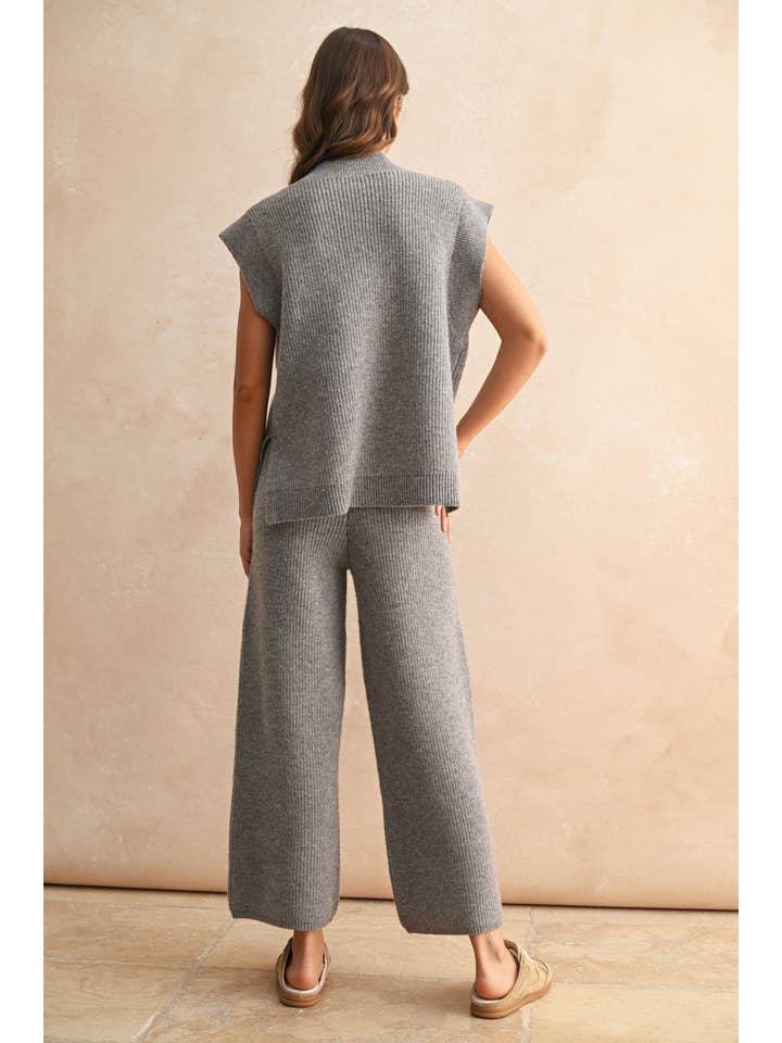 Miou Muse V Neck Sweater Set