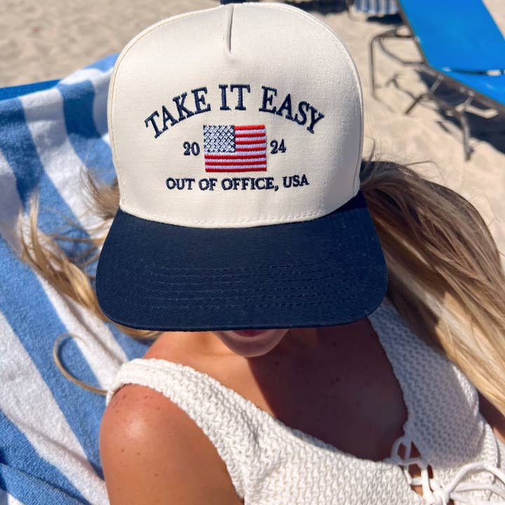 Kenz Kustomz Take It Easy Vintage Trucker Hat