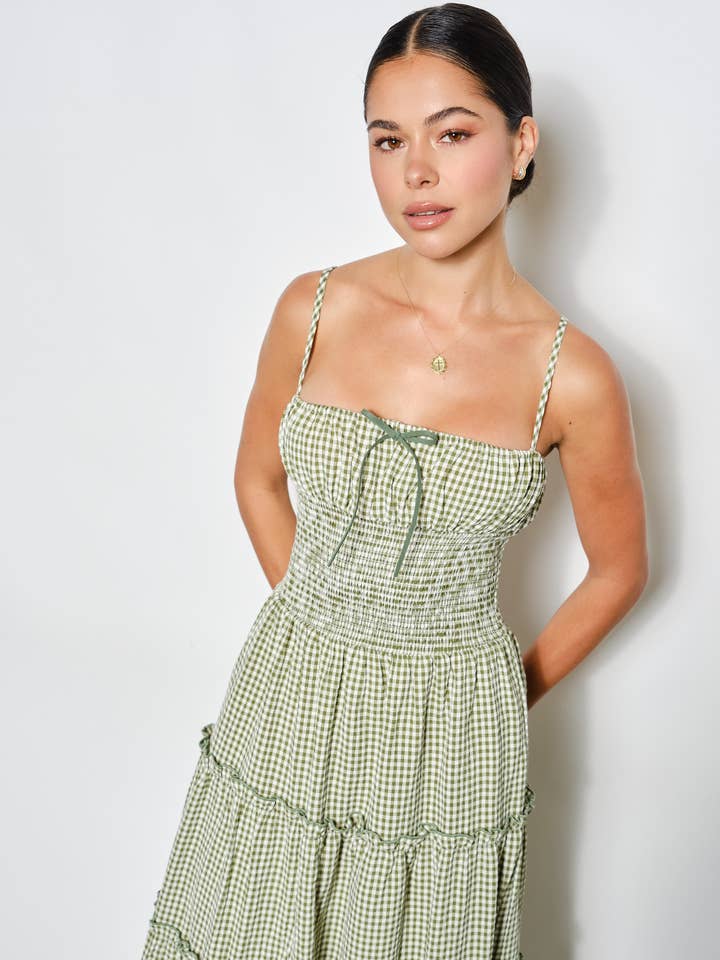 Pretty Garbage Carol Smocked Waist Dress