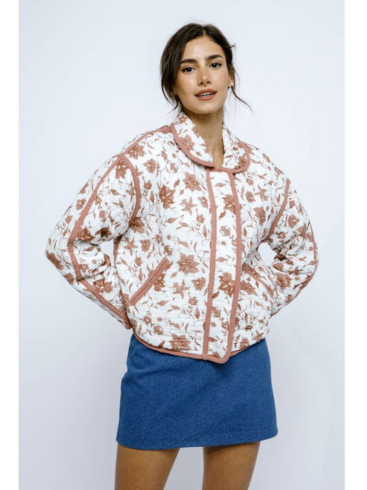 Storia Floral Contrast Jacket