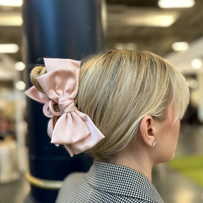 Ballet Bow Claw Hair Clip