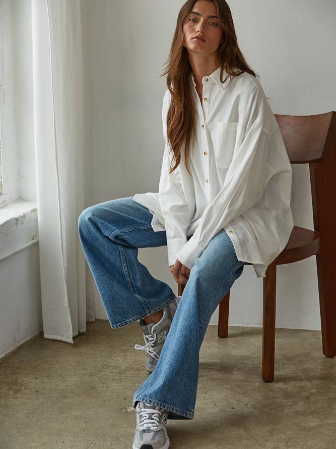 By Together Off Duty Boyfriend Shirt