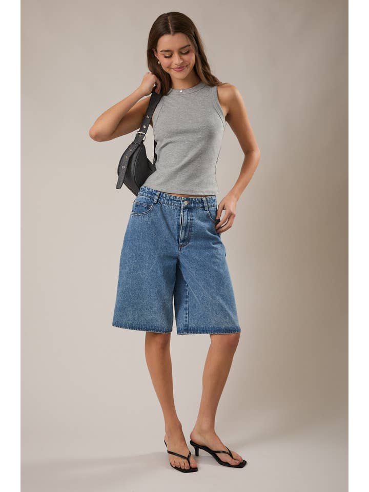 Le Lis Sleeveless Ribbed Top