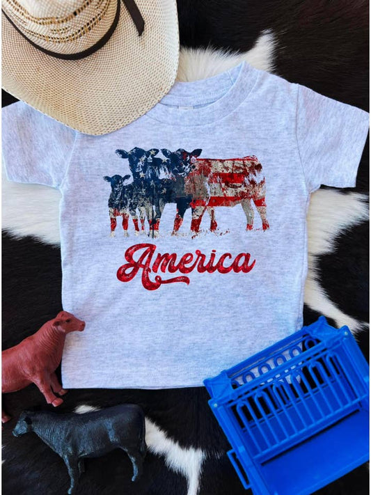 Children's America Cows Tshirt