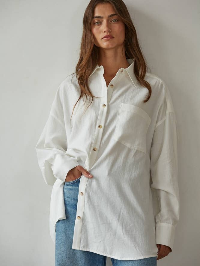 By Together Off Duty Boyfriend Shirt