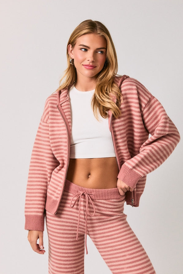 Le Lis Striped Sweater Set