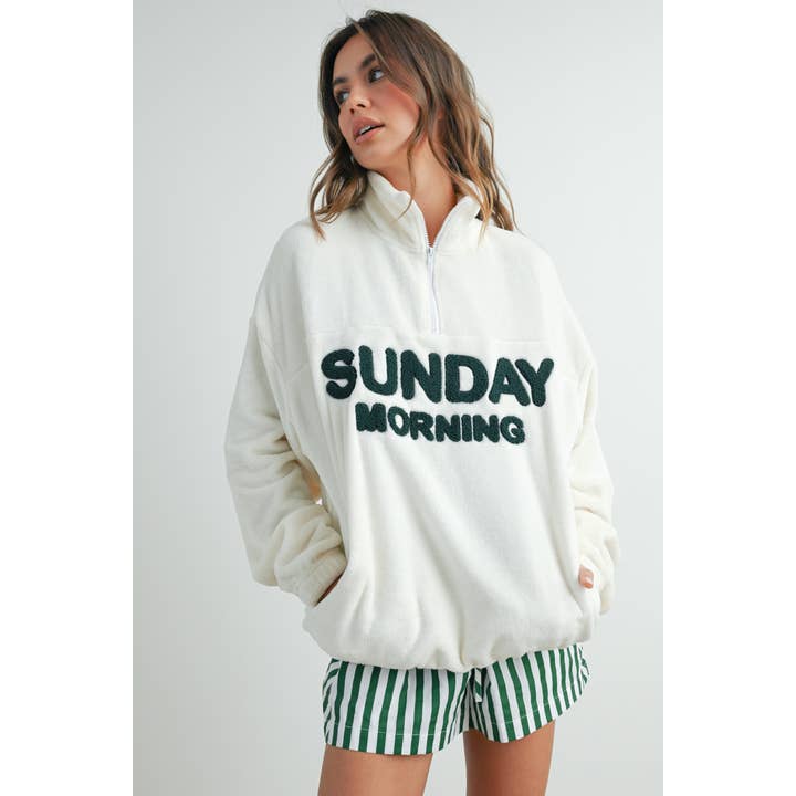 Sunday Morning Half-Zip Pullover