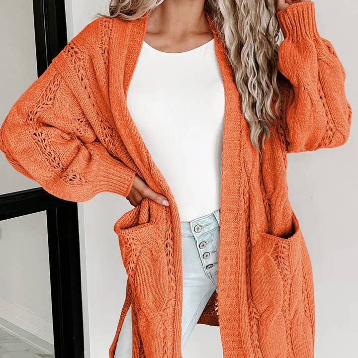 Cozy Cable Knit Cardigan