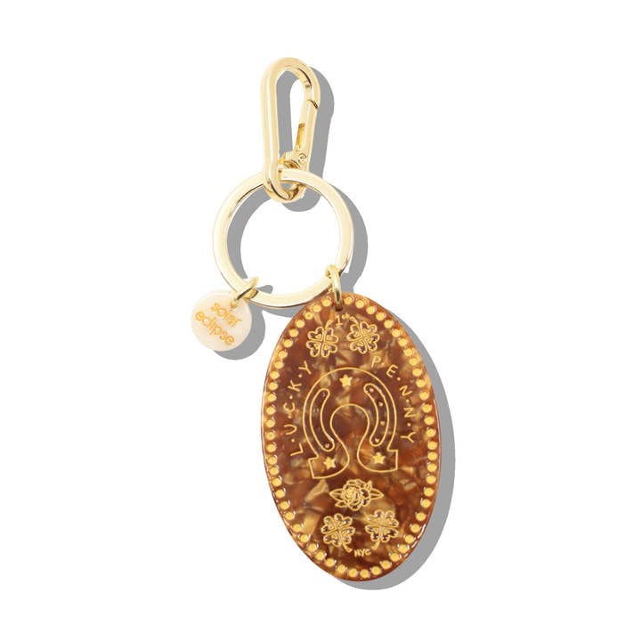 Solar Eclipse Lucky Penny Bag Charm