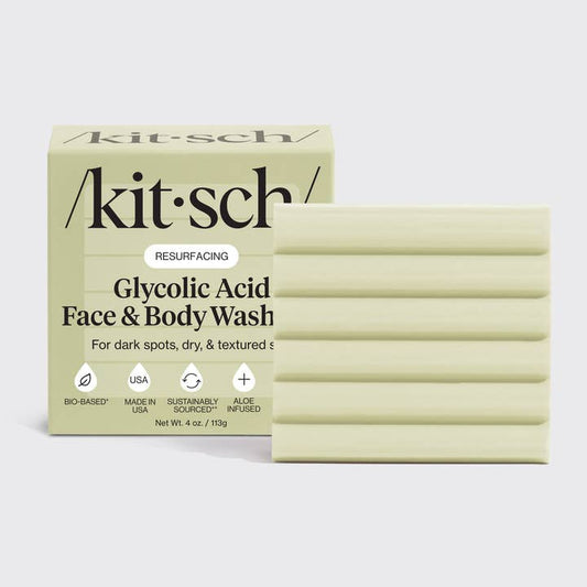Kitsch Glycolic Acid Face & Body Wash Bar