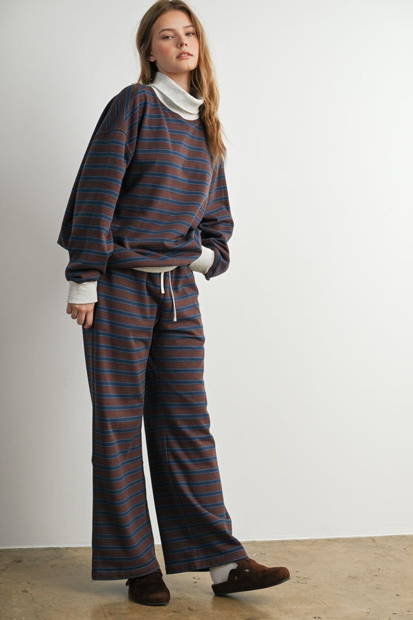 Buttermelon Stripe Knit Set