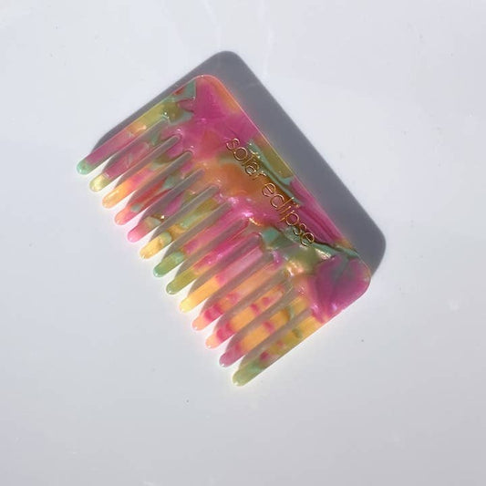 Pocket Size Wide Tooth Acetate Hair Comb