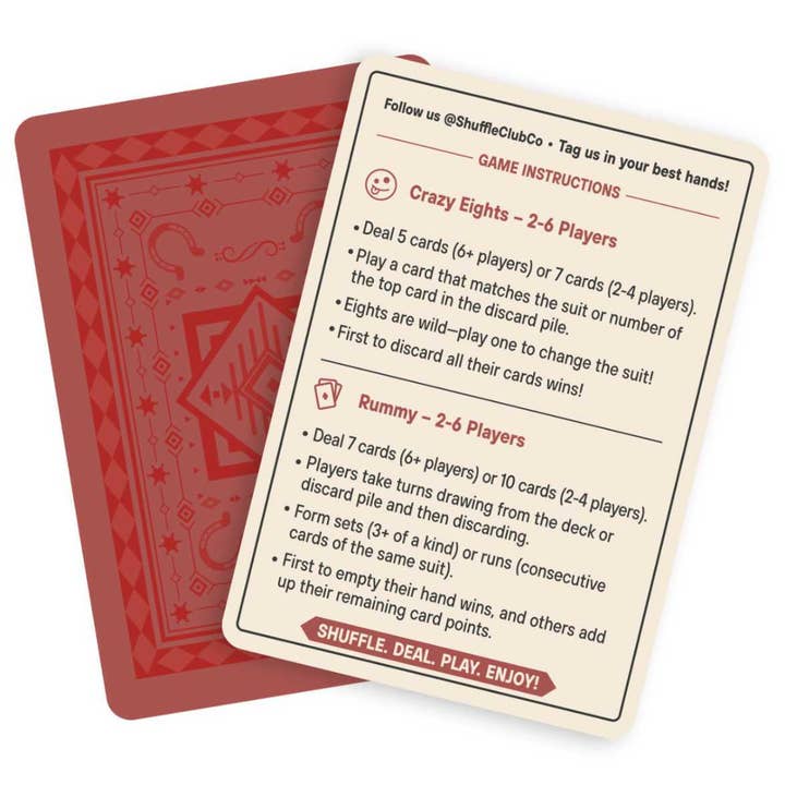 Vintage Cowboy Playing Cards