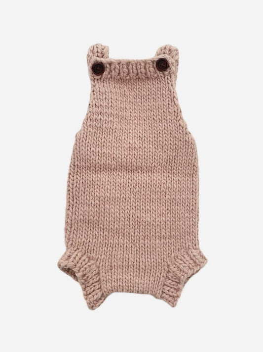 The Blueberry Hill Hand Knit Romper