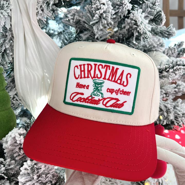 Christmas Cocktail Club Trucker Hat