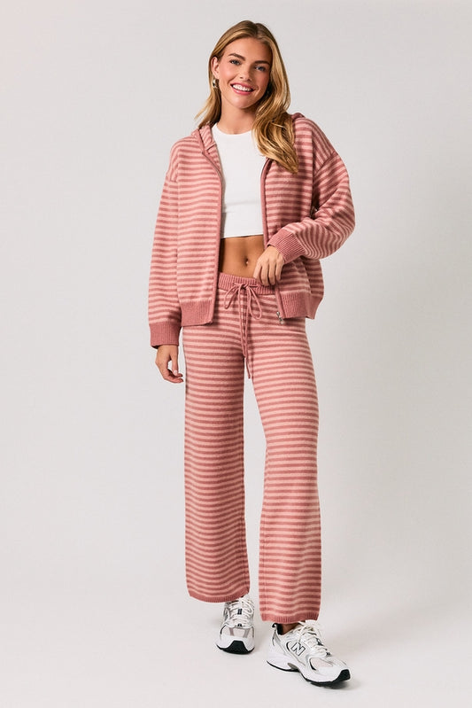 Le Lis Striped Sweater Set