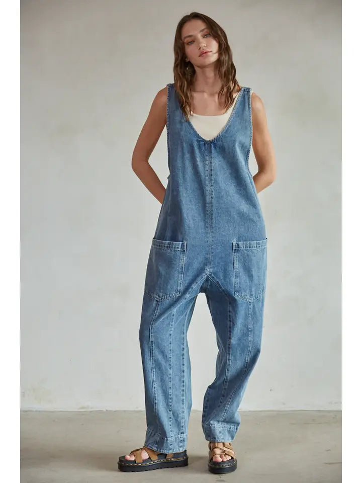 By Together Maxwell Denim Jumpsuit