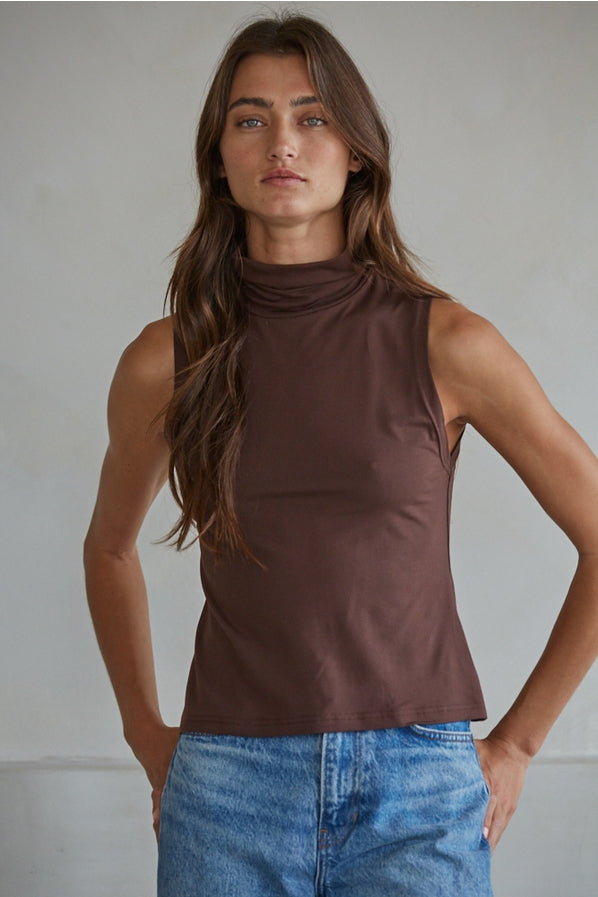 By Together Inza Sleeveless Turtleneck
