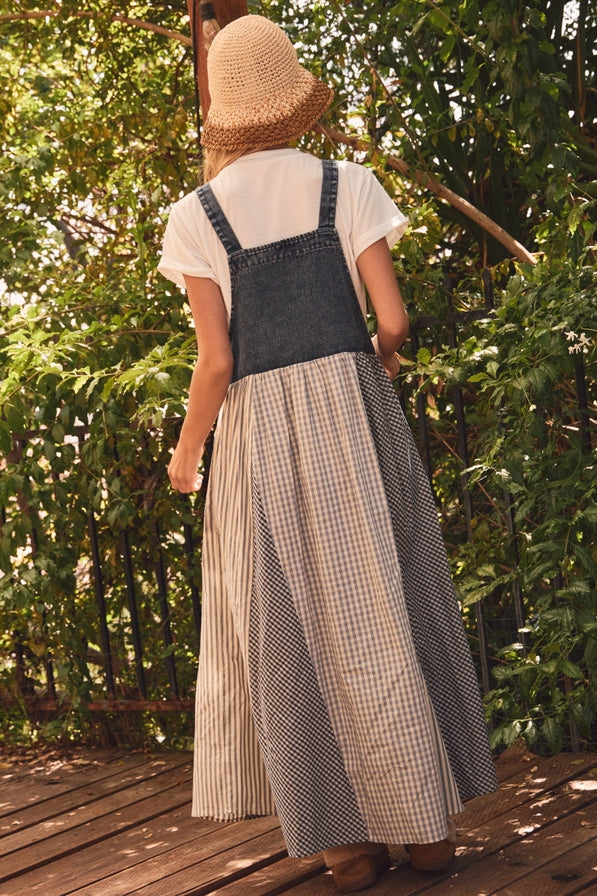 Oddi Patchwork Overall Dress