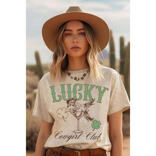 Lucky Cowgirl Club Graphic Tee