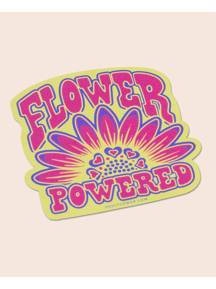 Flower Powered Sticker