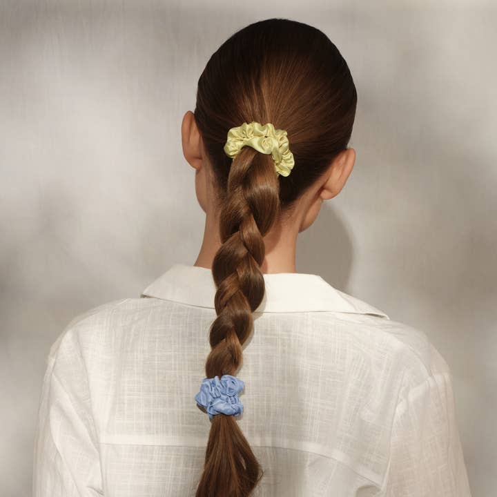 Kitsch Ruched Satin Scrunchies