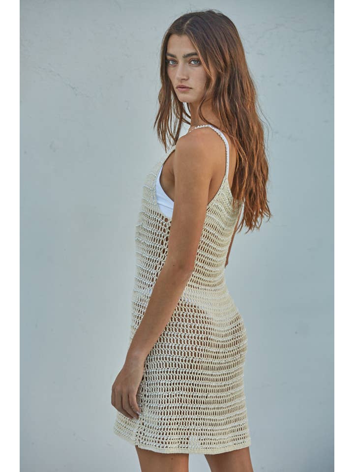 By Together Aimee Crochet Beaded Dress