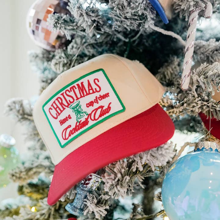 Christmas Cocktail Club Trucker Hat