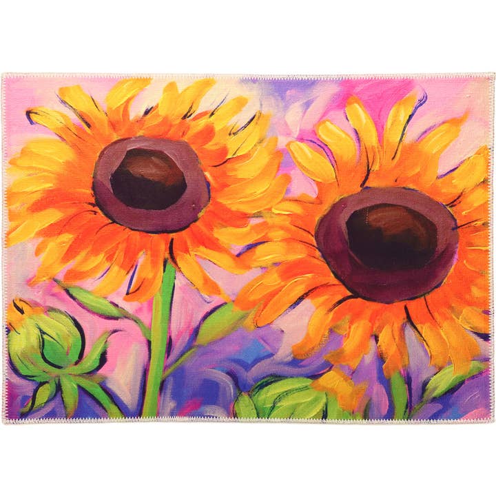 Sunflower In The Breeze Olivia's Home Rug 22" x 32" - Garden