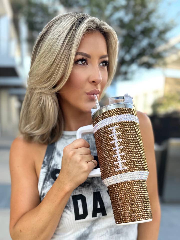 Gameday Blinged Out 40oz Tumbler