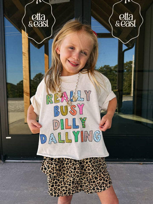 Etta & East Kids Dilly Dallying Tee