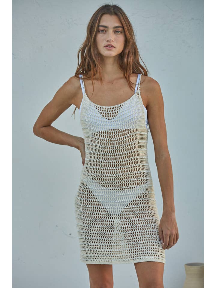 By Together Aimee Crochet Beaded Dress