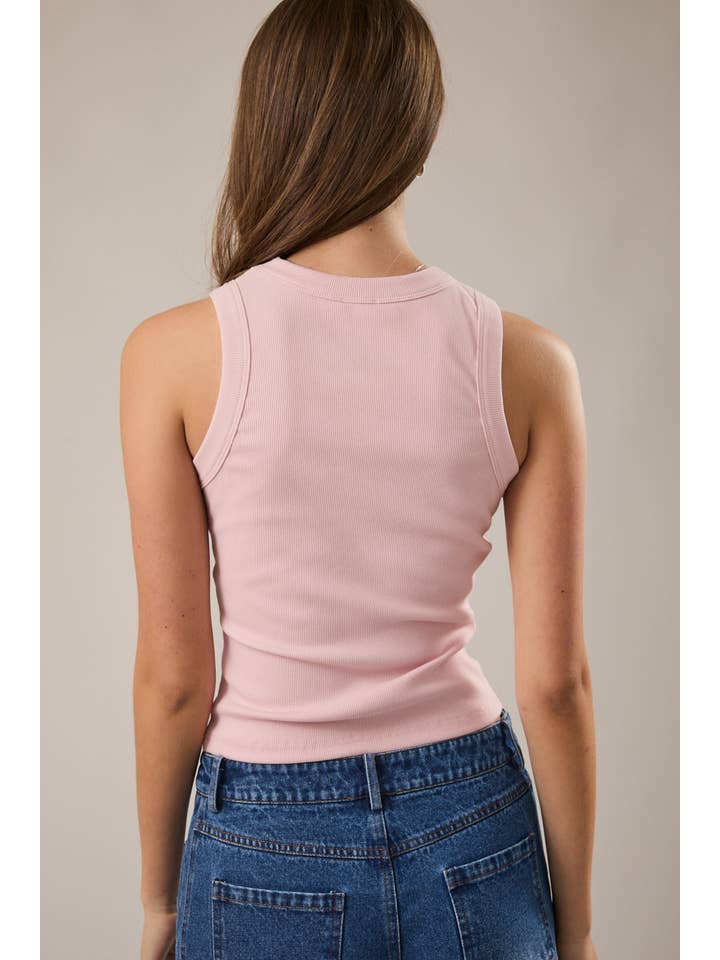 Le Lis Sleeveless Ribbed Top
