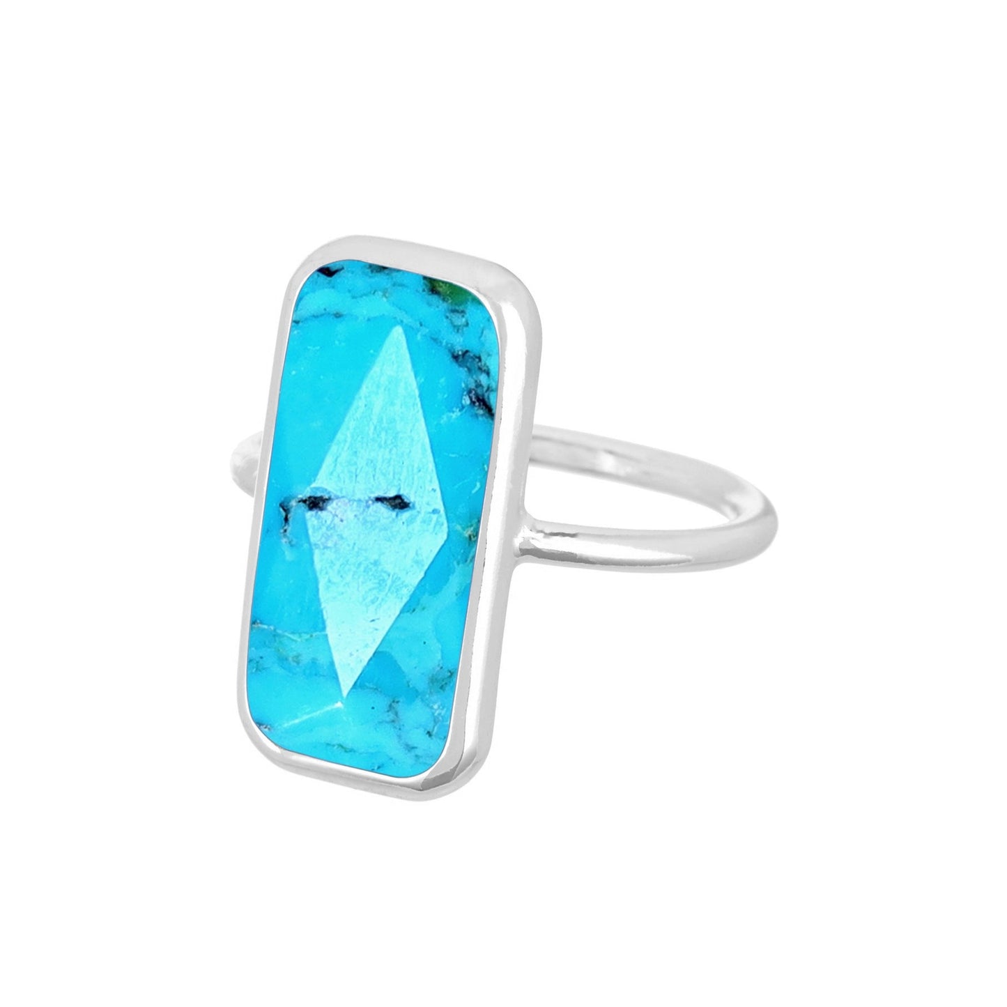 Turquoise Rectangle Ring